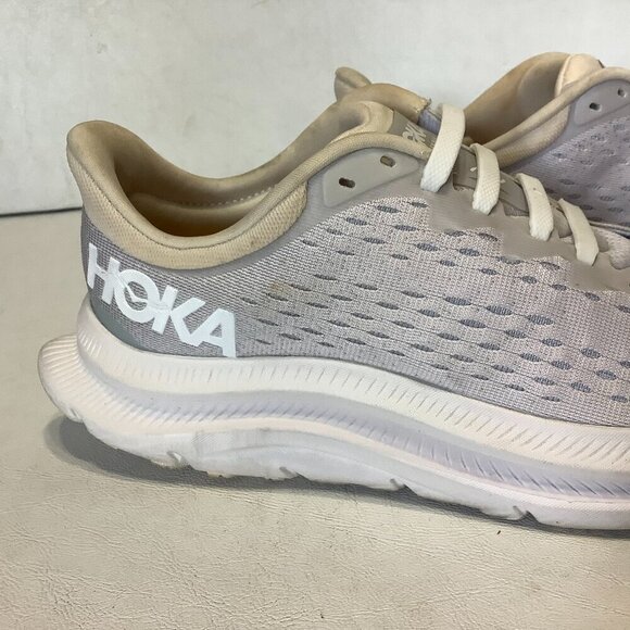 Women's Hoka One One Kawana Running Shoes Size 8B White - Picture 8 of 11